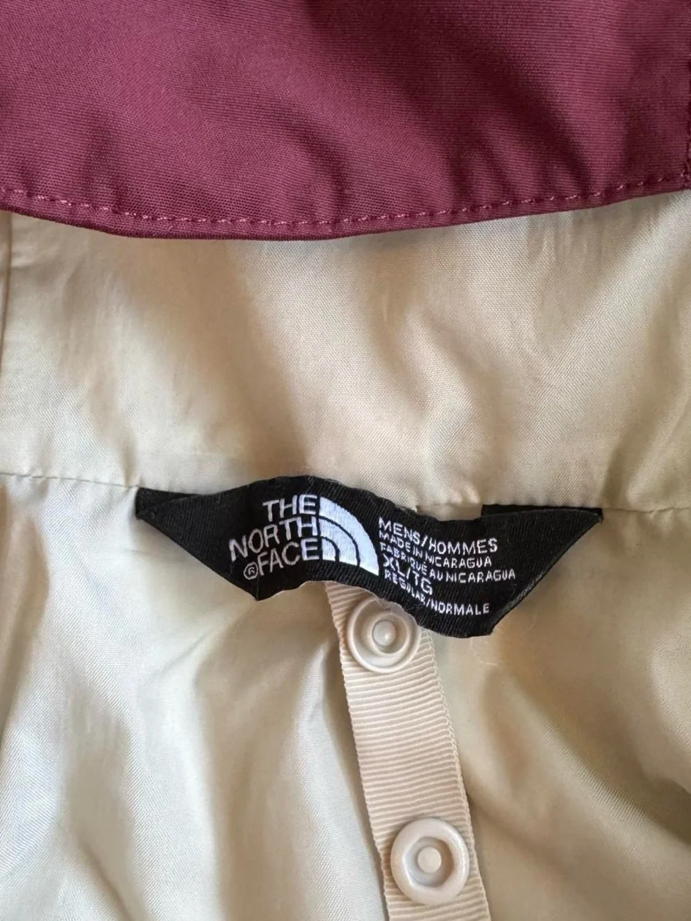 North Face Triclimate 3-in-1 Burgundy Colorblock Cinder Ski Jacket